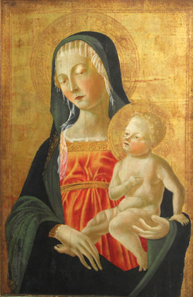 Bonhams : Manner Of Neroccio Di Bartolomeo Dei Landi The Madonna And 