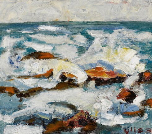 Bonhams : Selden Connor Gile (American, 1877-1947) Carmel water, 1934 6 ...