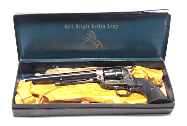 Bonhams A Boxed Colt 2nd Generation Single Action Army Revolver 4985