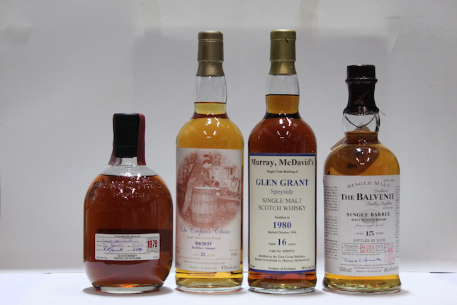 Bonhams The Balvenie Single Barrel 15 Year Old 1977 Glen Grant 16 