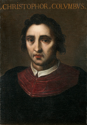 Bonhams : COLUMBUS, CHRISTOPHER. 1451-1506. Portrait of Christopher
