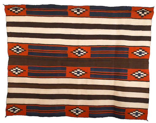 Bonhams : A Navajo classic chief's blanket