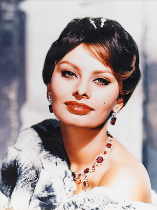 Bonhams : A pair of Sophia Loren large format color portraits by ...