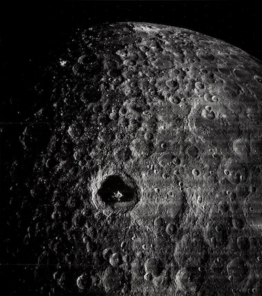 Bonhams : LUNAR ORBITER III. The far side of the Moon from Orbiter III ...