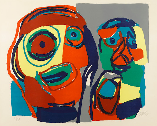 Bonhams : Karel Appel (Dutch, 1921-2006); Untitled (Composition);