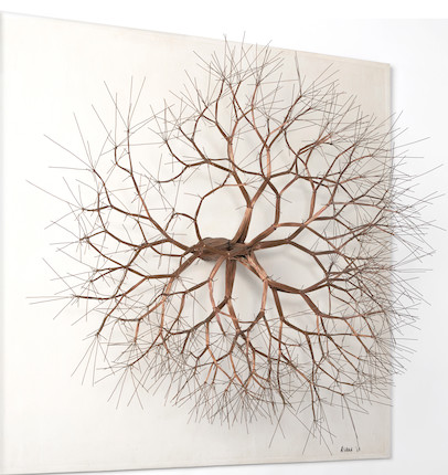 Bonhams : Ruth Asawa (1926-2013) Untitled (S.604, Wall Mounted on a ...