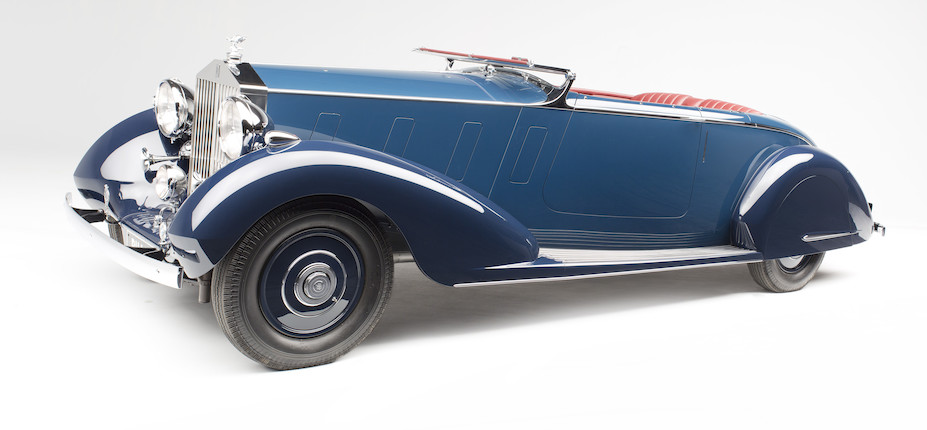 The ex-Maharaja Nawab Muhammad Hamidullah Khan1936 ROLLS-ROYCE  PHANTOM III SPORTS FOUR-SEATER  Chassis no. 3BU86 Engine no. B38A image 42