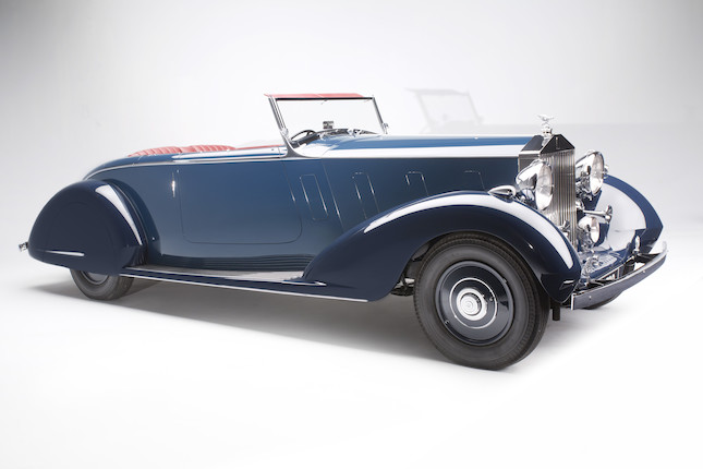 The ex-Maharaja Nawab Muhammad Hamidullah Khan1936 ROLLS-ROYCE  PHANTOM III SPORTS FOUR-SEATER  Chassis no. 3BU86 Engine no. B38A image 36