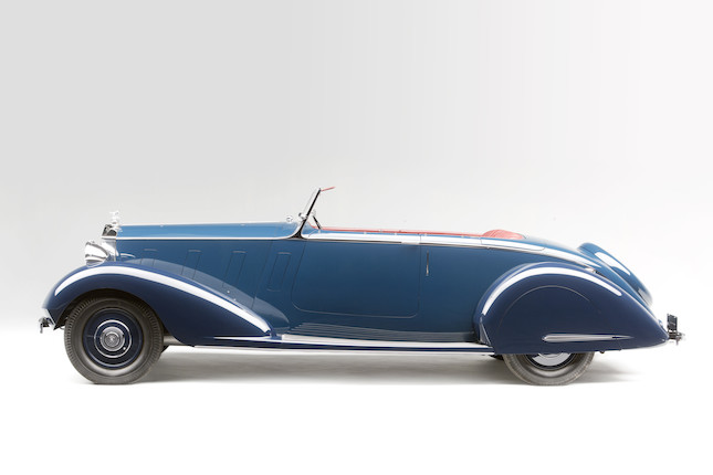 The ex-Maharaja Nawab Muhammad Hamidullah Khan1936 ROLLS-ROYCE  PHANTOM III SPORTS FOUR-SEATER  Chassis no. 3BU86 Engine no. B38A image 24