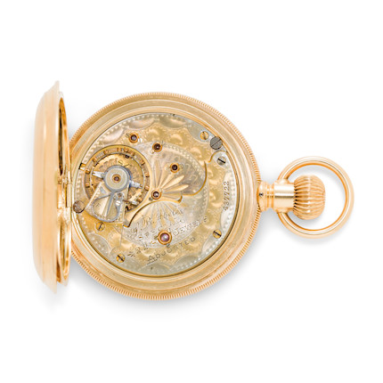 Bonhams : Rockford. A fine 14K gold hunter cased special order watchNo ...