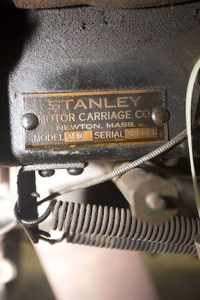 From the Robert Ullrich Collection1922 STANLEY MODEL 740 2-PASSENGER ROADSTER  Chassis no. 22288 image 11