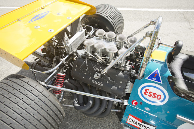 The ex-Sir Jack Brabham, Ron Tauranac-designed, and South African Grand Prix-winning1970 BRABHAM-COSWORTH FORD  BT33 FORMULA 1 RACING SINGLE-SEATER Chassis no. BT33-2 Engine no. DFV 061 image 40