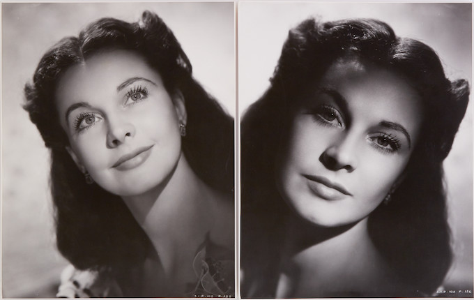 A pair of photographs of Vivien Leigh as Scarlett O'Hara image 1