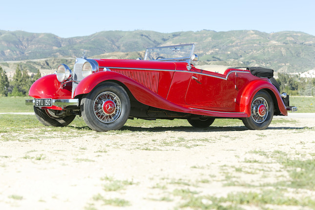 The ex-Baronet Sir Everard Scarisbrick, William Lassiter Jr., Paul Karassik1934 MERCEDES-BENZ 500K FOUR-PASSENGER TOURER  Chassis no. 123689 Engine no. 123689 image 30