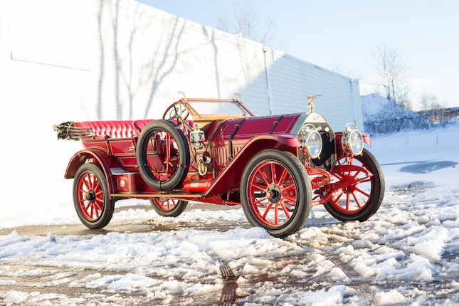 Known history from new1910 THOMAS FLYER MODEL K 6-70 FLYABOUTChassis no. 318 image 26