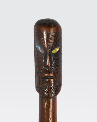 Bonhams : Maori Walking Stick, New Zealand