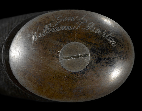 A fine and historic cased Beaumont Adams percussion revolver owned by Confederate General Willliam Thompson Martin image 2
