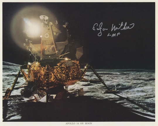 Bonhams : APOLLO 14 SIGNED LITHOGRAPH SETLUNAR SURFACE IMAGES LUNAR ...