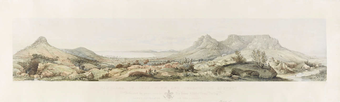 Bonhams : BOWLER, THOMAS. 1812-1869. Panorama of Cape Town and ...