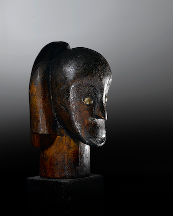 Fang-Betsi Reliquary Head, Gabon image 4