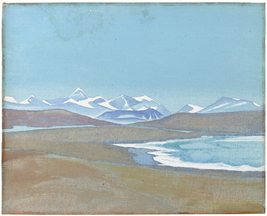 Bonhams : Nikolai Konstantinovich Roerich (1874-1947) Himalayas from ...