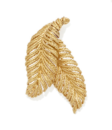 Bonhams : An 18k gold brooch, Boucheron, Paris