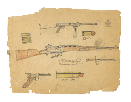 Von Dutch (Kenneth Howard 1929 - 1992) 'Dream Rifles'  (1) image 1