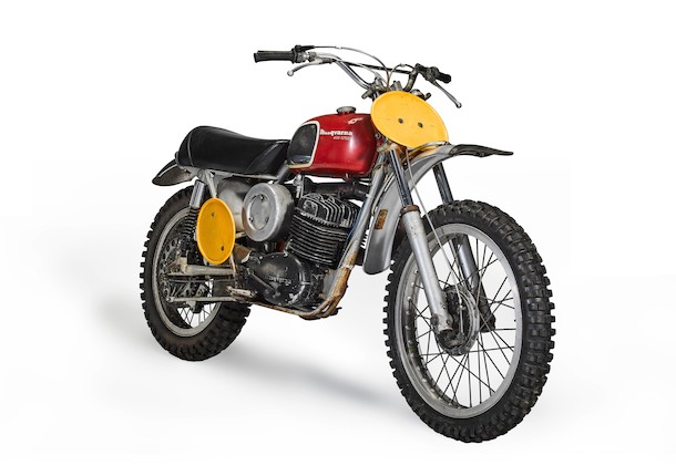 Owned and ridden by Steve McQueen in the film On Any Sunday,1970 Husqvarna 400 Cross Frame no. MH1341 Engine no. 401124 image 49