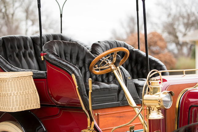 c.1904 Pope-Toledo 24HP Four-Cylinder Rear Entrance TonneauEngine no. 2444 image 4