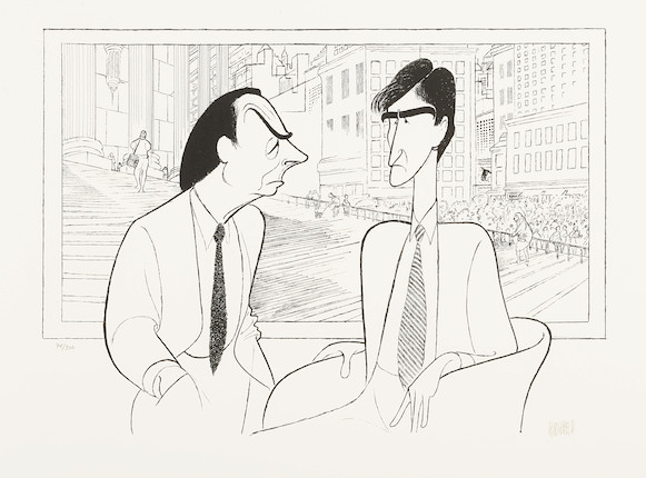 Bonhams HIRSCHFELD ALBERT 1903 2003 ORBACH JEROME JERRY 1935 