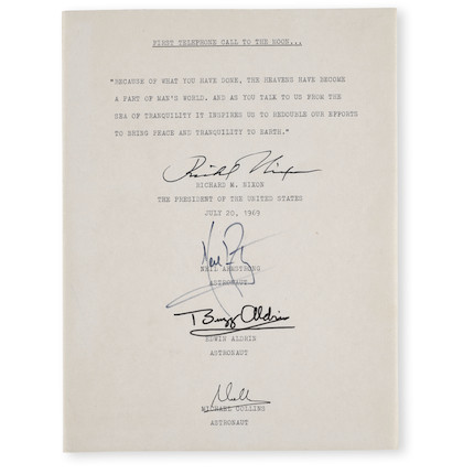 FIRST TELEPHONE CALL TO THE MOON. image 1