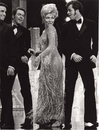 Bonhams : A Mitzi Gaynor Let Go Nude Illusion Gown Worn On Mitzi's 2nd 