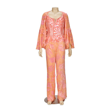 Bonhams : A Mitzi Gaynor stage-worn pantsuit designed by Bob Mackie