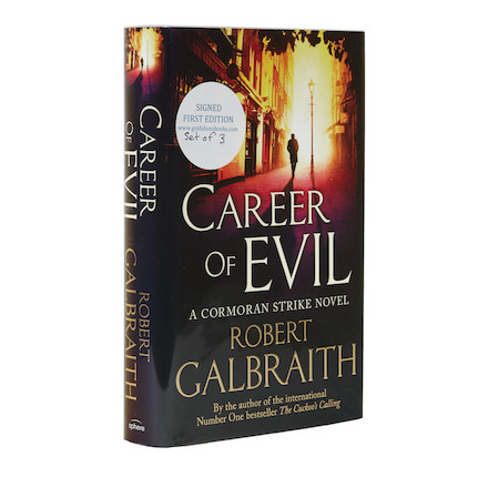 Bonhams : ROWLING, J.K. WRITING AS ROBERT GALBRAITH. 4 titles, all ...