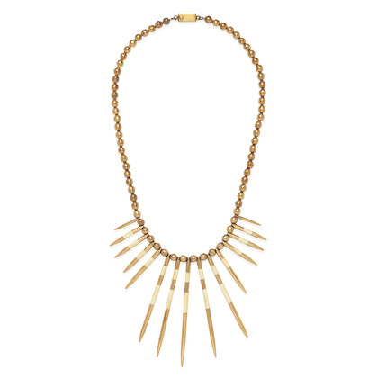 Bonhams : A GOLD AND BONE NECKLACE, WILLIAM SPRATLING, TAXCO, MEXICO ...