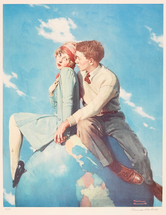Norman Rockwell (1894-1978); On Top of the World; image 1