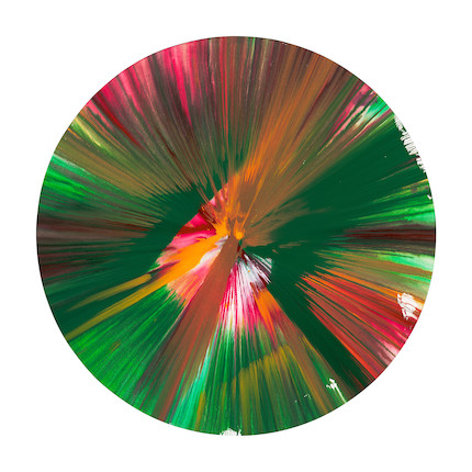 Bonhams : Damien Hirst (born 1965); Circle Spin Painting;