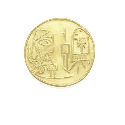 PABLO PICASSO (1881-1973) Fifteen Gold Medallions (Conceived in 1956 and each executed after 1967 in a numbered edition of 20 plus 2 exemplaires d'artiste and 2 exemplaires d'auteur) image 15