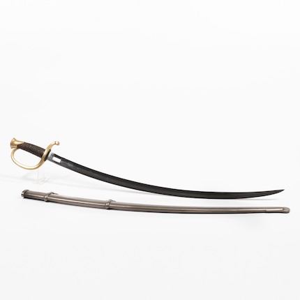 Bonhams Skinner : U.S. Model 1840 Light Artillery Saber and Scabbard