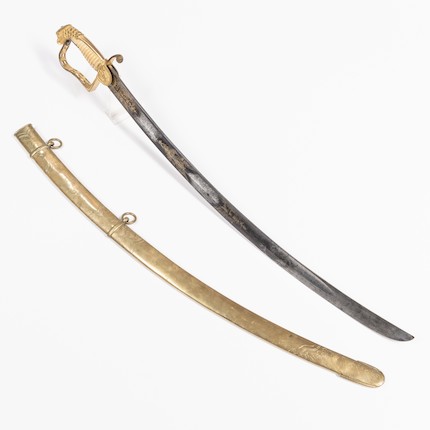 Bonhams Skinner : Eagle Pommel Artillery or Cavalry Officer's Sword and ...