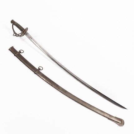 Bonhams Skinner : U.S. Model 1840 Cavalry Saber and Scabbard,