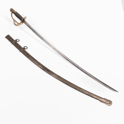 Bonhams Skinner : U.S. Model 1860 Light Cavalry Saber and Scabbard