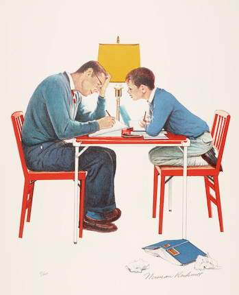 Norman Rockwell (1894-1978); School Days Suite; image 3