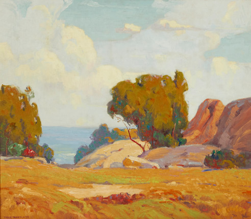Bonhams : Dana Bartlett (1882-1957) Late Summer Near Monterey