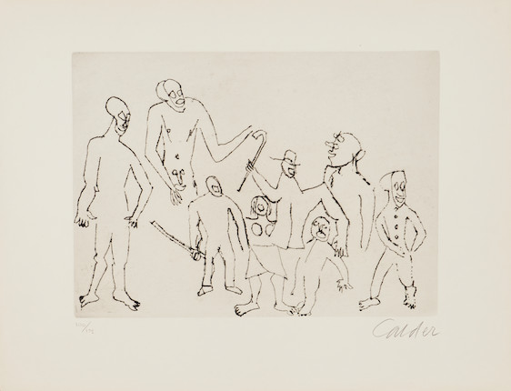Alexander Calder (1898-1976); Untitled (Santa Claus VI); image 2