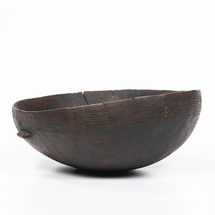 A New Guinea food bowl ht. 4 1/2, wd. 9 1/2, lg. 11 1/2 in. image 2