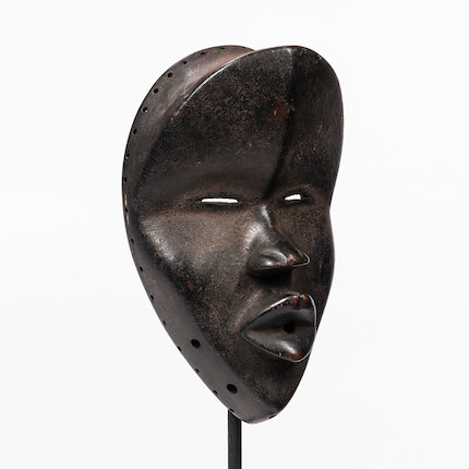 A Dan face mask ht. 8 1/2, wd. 5 1/4 in. image 4