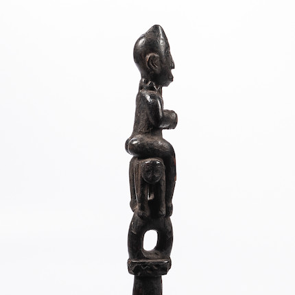 A figural Congo staff lg. 39 in. image 3