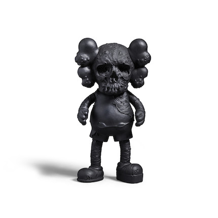 KAWS (born 1974); Companion (PUSHEAD version) (Black); image 1