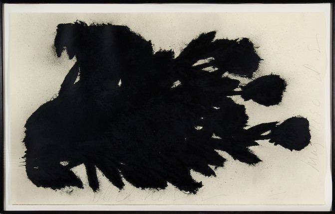 Donald Sultan (born 1951); Black Roses; image 2